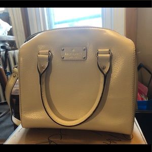 Cream Kate spade bowler style handbag